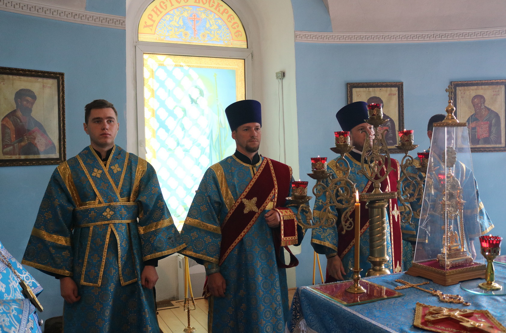 Архиерейское богослужение в Покровском храме села Шопино | 02.07.2023 |  Губкин - БезФормата